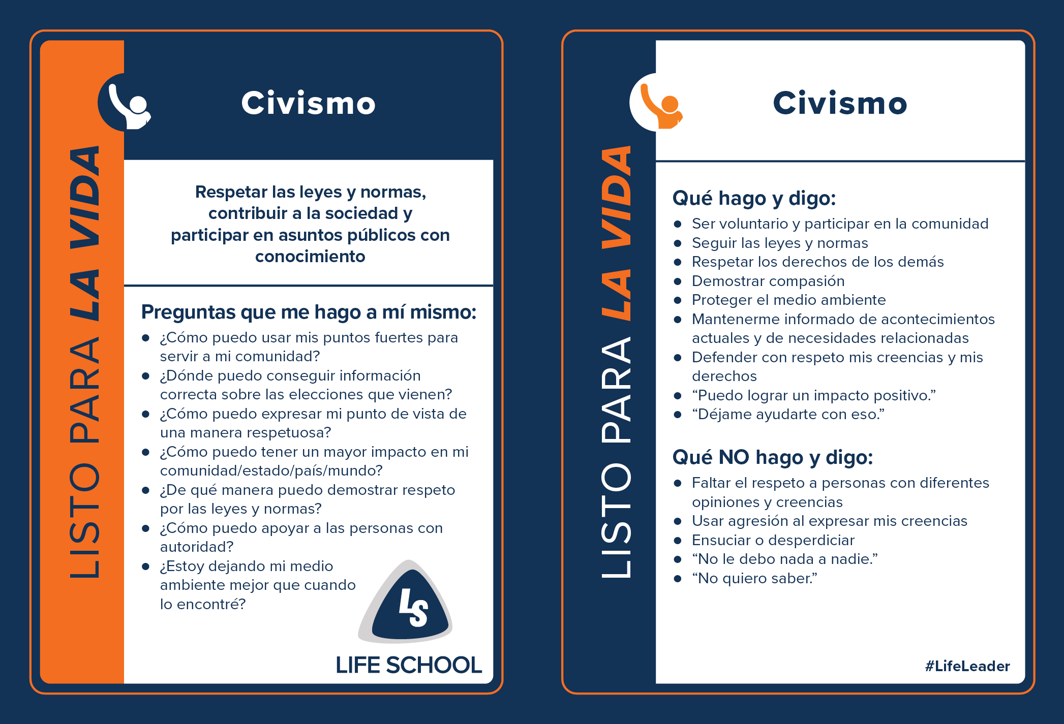 LL Action Card - Citizenship - Spanish